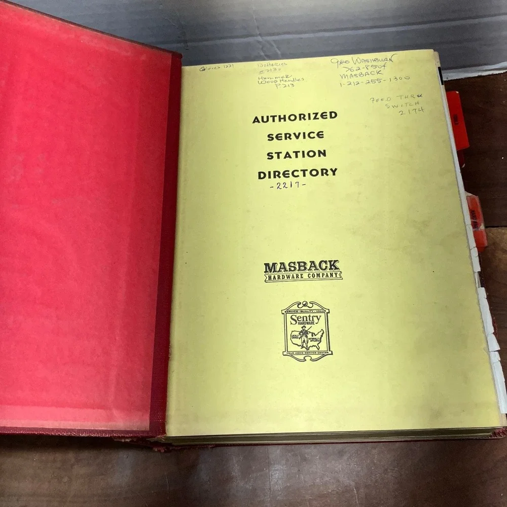 Masback Hardware Company vintage masback